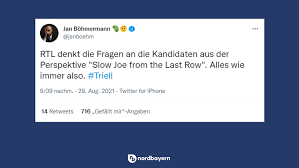 Unionskanzlerkandidat armin laschet habe als einziger abgesagt, wie rezo nun in einem video sagt. Mznzyiusnx5zam