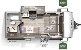 You will find that the single slide out provides more floor space between the front and rear of the trailer. Flagstaff E Pro E19fds Forest River Rv Manufacturer Of Travel Trailers Fifth Wheels Tent Campers Motorhomes