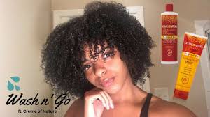 Creme of nature nourishing permanent hair color: Defined Wash N Go Type 4 Natural Hair Ft Creme Of Nature Youtube
