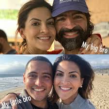 Someone say National Sibling's Day?! Wait for it... The last pic is the  BEST. ⁣ ⁣ My big brother Jalil (Kha-LEEL) always looks a little homeless  terroristy. Like he's recruiting for ISIS.