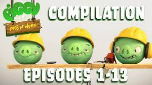 Angry Birds | Piggy Tales | Pigs at Work - Compilation Ep1-13 - YouTube