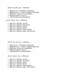 #rukuniman #rukunislam #belajaragamaislamvideo kali tentang rukun iman dan rukun islam yang harus di hafalkan.tags: Rukun Islam Ada 5 Perkara