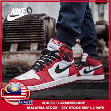 Air jordan 12 retro se (gs). Nike Air Jordan One High Cut Unisex Shoes Shopee Malaysia