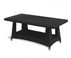 Shown in white also available in driftwood and antique brown aluminum frame resin wicker cocktail table perfect for indoor & outdoor use. Riviera Rattan Glass Top Coffee Table Wicker Coffee Table