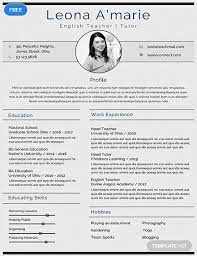 Free English Teacher Cv Template Word Doc Psd Apple Mac Pages Teacher Cv Template Teacher Resume Template Teacher Cv