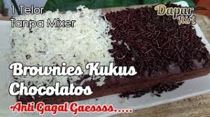 Kukus selama 25 menit dengan api sedang. Download Lagu Resep Brownies Kukus Chocolatos Cuma 1 Telur Mp3 Mp4 Dapur Riri Brownies Kukus