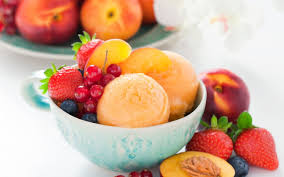 Peach Sorbet Recipe With Pineapple Puree Recipe Sorbet Recipes Fruit Sorbet Recipe Fruit Sorbet