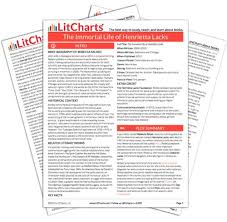 The Printed Pdf Version Of The Litchart On The Immortal Life Of Henrietta Lacks The Book Thief Essay Questions Essay