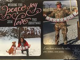 Our Deployment Christmas Cards Were A Big Hit Can T Wait For My Airman To Get Home Army Christmas Military Christmas Cards Deployed Christmas Card