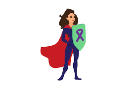 Fibromyalgia Woman Superhero Svg Cut File By Creative Fabrica Crafts Creative Fabrica