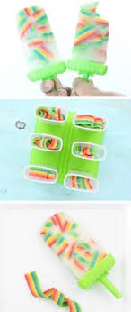 10 Idees De Popsicles Faits Maison Rainbow Popsicles Popsicle Recipes Rainbow Candy