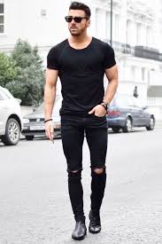 How To Wear Style Monochrome In Black White Like A Pro Mens Outfits Mens Fashion Men Casual