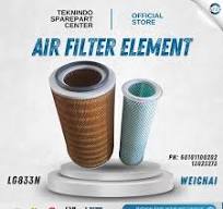 Spare Part Air filter element Type Model: Wheel Loader Lonking LG833N