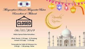 In his infinite mercy, allah has sent the light of ramadan to erase the night. Assalamualaikum Dan Salam Sejahtera Untuk Makluman Semua Ppmarsp Akan Ditutup Pada 06 05 2019 Esok Sempena Cuti Ramadhan Home Decor Decals Taj Mahal