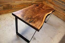 Solid and veneered american black walnut. Live Edge Black Walnut Desk Woodify Canada