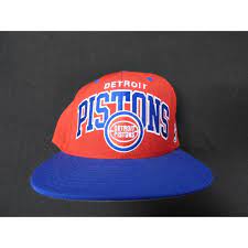 Reebok hardwood classics nba detroit pistons hat fitted flat bill various sizes. Detroit Pistons Hat Hats The Wiz Vault
