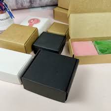 Shop our wide variety of products at the lowest online prices. 30pcs Lot Small Kraft Paper Box Brown Cardboard Handmade Soap Box White Craft Paper Gift Box Black Packaging Jewelry Box Shopee Thailand