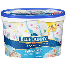 Birthday Cake Ice Cream Blue Bunny In 2020 Ice Cream Birthday Cake Bunny Birthday Cake Blue Bunny