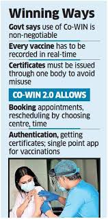 First, open the app, press 'get started' to select the desired type of application then tap 'proceed'. Co Win App Co Win 2 0 In The Works For Covid Vaccine Self Registration The Economic Times