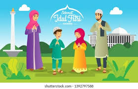 Kamu bisa membuat ucapan hari raya idul fitri 2021 dengan digital, baik dengan twibbon, ataupun video pendek yang sudah di edit sedemikian rupa agar menarik. Selamat Hari Raya Idul Fitri Means Stock Vector Royalty Free 1392797588