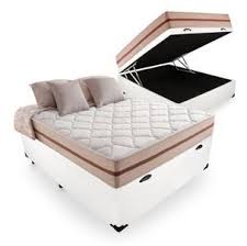 Cama De Solteiro Box Com Cama Auxiliar Cama Box Com Bau Casal Colchao De Molas Ensacadas Anjos Classic 138x188x68cm Viva Decora Em 2020 Cama Box Bau Casal Cama Box Casal