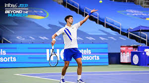 Djokovic broke wawrinka's opening service in the second set but the shocks continued when the top seed was broken for the fourth consecutive service game to level. New Look Novak Djokovic S Stunning Second Serve Success Atp Tour Tennis