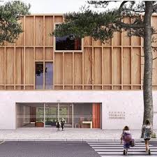 panoramica school of riccione contest to work competition facade pa residential architecture architecture facade
