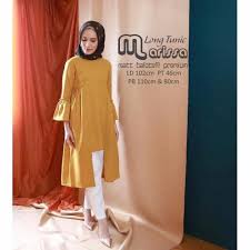 Bahan lace dan brokat saat ini telah menjadi populer sebagai kain yang dianggap ca. Jual Terbaru Blouse Tunik Wanita Baju Muslim Desain Simple Elegant Polos Jakarta Selatan Robbinnshop Tokopedia