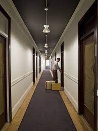 Fresh Up Your Hallway With Our Lighting Tips Check Here Some Ideas Www Lightingstores Eu Visit Our Blog For Mor Hotel Hallway Hotel Corridor Lobby Design