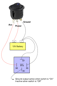 Savesave 12 volt relay wiring diagram for later. On Off Switch Led Rocker Switch Wiring Diagrams Oznium