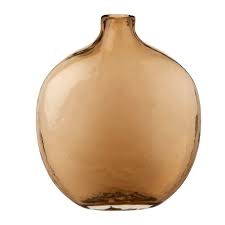 Vase Bouteille En Verre Martele Teinte Marron H24 Maisons Du Monde Bouteille Verre Dame Jeanne En Verre Vase