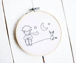 Pequeno Principe Decoracion Pared Bordado Aro Arte Vivero Etsy In 2020 Embroidery Hoop Art Nursery Hoop Art Embroidery Hoop Art