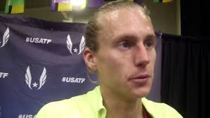 Evan Jager talks after finishing 3rd at 2015 USAs
