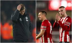 Брэмолл лейн , sheffield , англия. Sheffield Utd 3 3 Man Utd Oli Mcburnie Nets Stoppage Time Equaliser In Six Goal Thriller Football Sport Express Co Uk