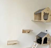 Cat Wall Climbing House Shelf Bed Wall Mounted Tree Tower Hiding House  Villa Castle for Indoor Cats Accessories Sleeping - AliExpress 15