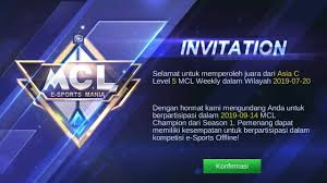 Akhirnya Dapat Juga Piala Mcl Mobile Legends Pertama Berenang Undangan Juara