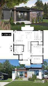 1280 x 768 jpeg 645 кб. Modern Rustic House Plan 9 Ceiling Open Concept Kitchen With Pantry Laundry In Daylight Basem Rustic House Plans Basement House Plans Bungalow House Plans