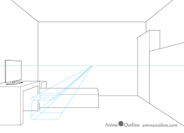 One Point Perspective Room Drawing Tutorial Animeoutline Take your drawings to the next level and draw accurately in perspective drawing in perspective can be tricky, but you can learn step by step methods t. one point perspective room drawing