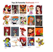 Top 20 Favorite Cartoon Redheads Auburn Makeup Redhead Wedding Best Makeup For Redheads Redhea Red Hair Cartoon Red Head Cartoon Redhead Cartoon Characters