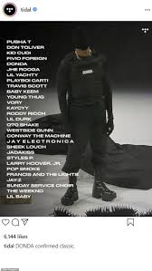 Kanye West Premieres Donda Album For Second Time During Livestream From Atlanta Daily Mail Online