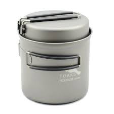 Camping Kitchen Toaks Titanium 1100ml Pot With Pan Awesome Outdoor Product Click The Image Camping Cooking Supplies Camp Kitchen Outdoor Camping Kitchen