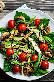 Avocado Salat Mit Gebratenen Champignons Rezept Avocado Salat Rezepte Gesunde Rezepte
