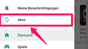 Abo bei google play kündigen