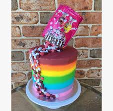 Rainbow Gravity Cake M M Cake Gravity Cake Cake Cake Creations