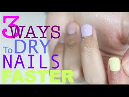 3 ways to dry nail polish faster you
