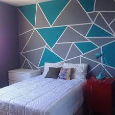 How To Paint Geometric Shapes On Walls Ideacoration Co Diy Living Room Paint Living Room Paint Bedroom Wall Designs
