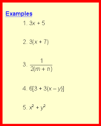 The Algebraic Expressions Have The Variables And The Constants The Algebraic Expressions Are The F Algebraic Expressions Math Strategies Expression Definition