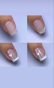 How To Draw A French Manicure Smile Line Like A Pro Fast And Easy Step By Step Tutorial In 2021 Manicure Diy Pedicure Manicure 2020