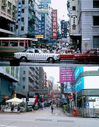 1970s年 2018年平行時空 旺角亞皆老街西洋菜街交界右匯豐銀行大厦 蛇王源 歴史時空 hong kong kong history