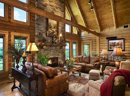 Cabin Interior Article About How To Lighten Log Walls Cabin Interior Design Log Home Interiors Log Cabin Interior